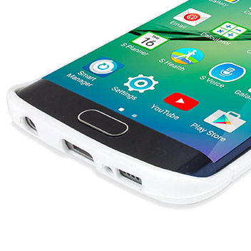 Coque Samsung Galaxy S6 Edge Olixar FlexiShield - Blanche