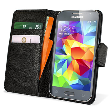 Encase Leather-Style Samsung Galaxy Core Prime Wallet Case - Black