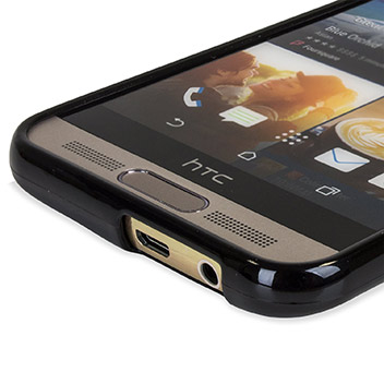 FlexiShield HTC One M9 Plus Gelskal - Solid Svart