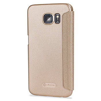 Nillkin Sparkle Big View Window Samsung Galaxy S6 Case - Gold