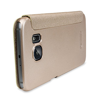 Nillkin Sparkle Big View Window Samsung Galaxy S7 Case - Gold