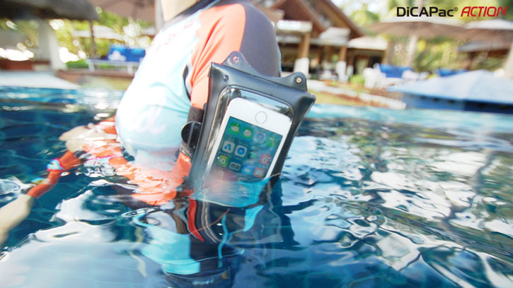 DiCAPac Action Universal Waterproof Case for Smartphones up to 5.7