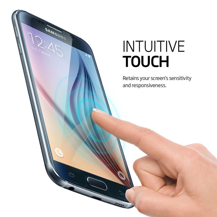 Spigen Crystal Samsung Galaxy S6 Screen Protector - Three Pack