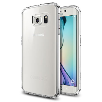 klein Vlot Samengroeiing Spigen Ultra Hybrid Samsung Galaxy S6 Edge Case - Crystal Clear