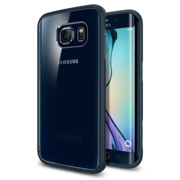 Spigen Ultra Hybrid Samsung Galaxy S6 Edge Case - Metal Slate