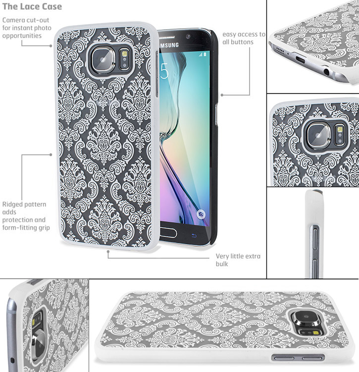 Olixar Lace Samsung Galaxy S6 Case - White