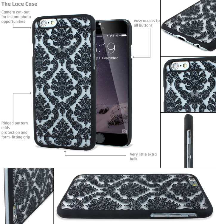 Olixar Lace iPhone 6 Case - Black