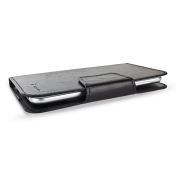 Encase Rotating Leather-Style Samsung Galaxy E7 Plånboksfodral - Svart