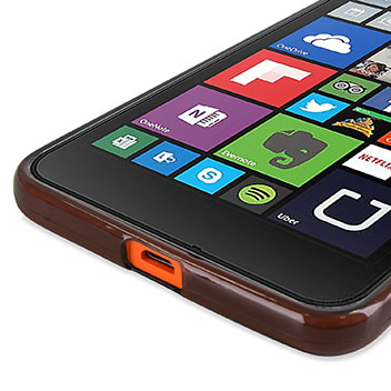 Coque Lumia 640 XL FlexiShield - Noire Fumée