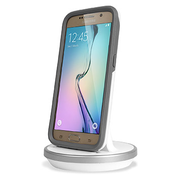 Rugged Case Compatible Galaxy S6 Charging Dock - White