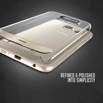 Obliq Naked Shield Samsung Galaxy S Case Clear Gold