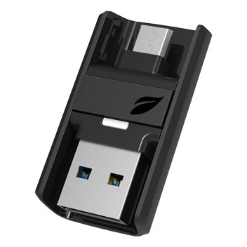 Clé Micro USB Leef Bridge 3.0 16 Go - Noire