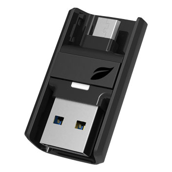 Leef Bridge 3.0 Micro USB Mobile Storage Drive 32GB - Black