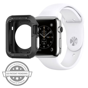 Coque Apple Watch 3 / 2 / 1 Spigen Rugged Armor (42mm) - Noire