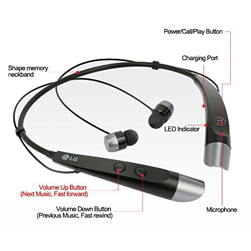 HBS-500 Tone Plus Bluetooth Stereo Headset - Black