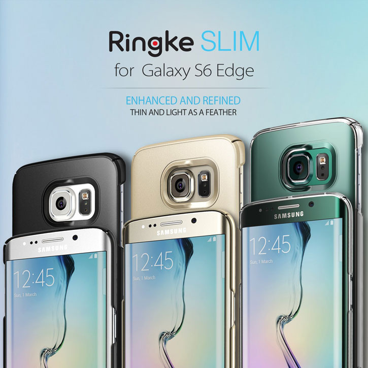 Rearth Ringke Slim Samsung Galaxy S6 Edge Case - Royal Gold