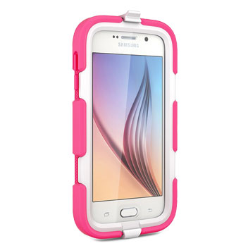 Griffin Survivor Samsung Galaxy S6 All-Terrain Case - Pink / White