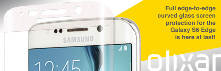 Protection d'écran Incurvée Samsung Galaxy S6 Edge Verre Trempé Givrée