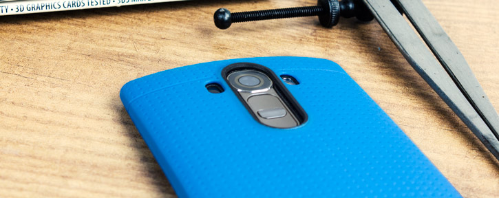 Coque LG G4 FlexiShield Dot – Bleue