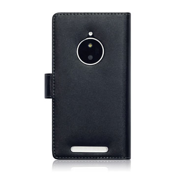 Olixar Leather-Style Nokia Lumia 830 Wallet Case - Black