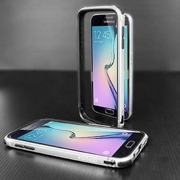 X Doria Defense Gear Samsung Galaxy S6 Metal Bumper Case - Silver