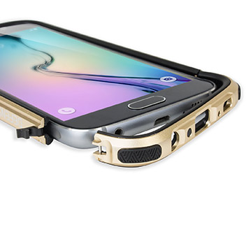 X Doria Defense Gear Samsung Galaxy S6 Metal Bumper Case - Silver