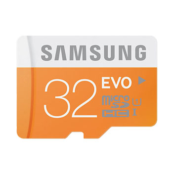 Carte mémoire MicroSDHC Samsung EVO Classe 10 – 32Go