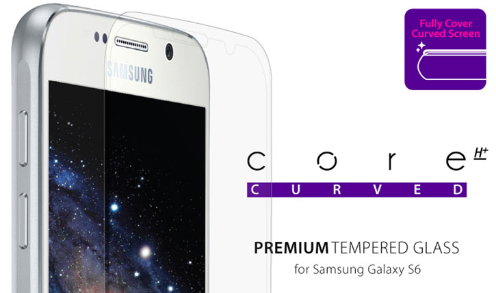Protector de Pantalla Samsung Galaxy S6 CORE Cristal Templado Curvo