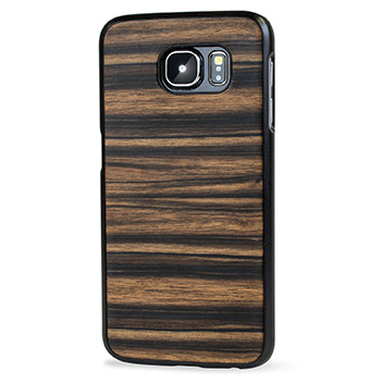 Man&Wood Samsung Galaxy S6 Wooden Case - Ebony