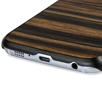 Man&Wood Samsung Galaxy S6 Wooden Case - Ebony