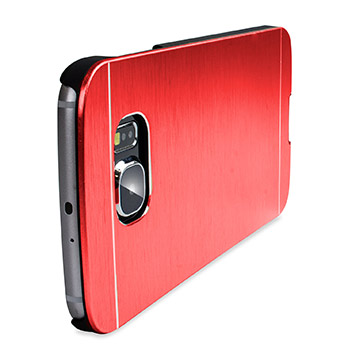 Olixar Aluminium Samsung Galaxy S6 Shell Case - Red