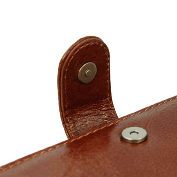 Tuff-Luv Vintage Leather Samsung Galaxy S6 Edge Wallet Case - Brown