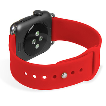 Correa Apple Watch 2 / 1 (38 mm) Sport Olixar de Silicona - Roja