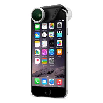 olloclip 4-in-1 iPhone 6 / 6 Plus Lens Kit - Silver/Black