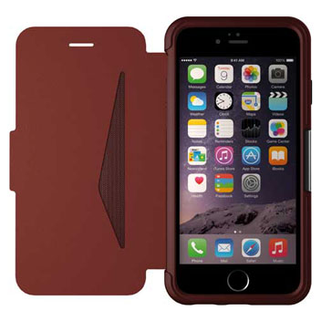 Housse Portefeuille OtterBox Strada Series iPhone 6 Cuir - Marron