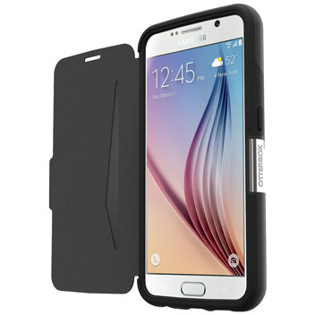 Housse Portefeuille OtterBox Strada Series Samsung Galaxy S6 - Noire