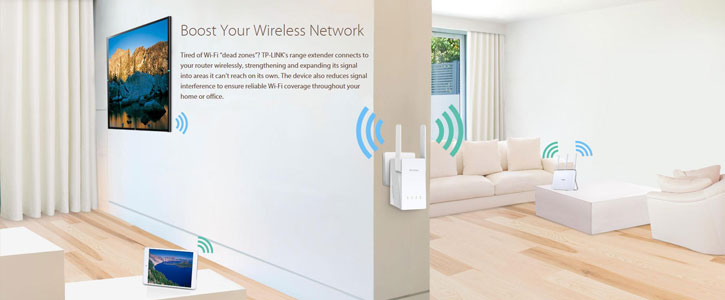 TP-LINK RE210 Dual Band 750Mbps Wi-Fi Range Extender - White