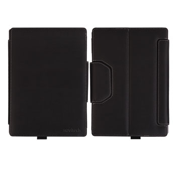 Leather-Style Microsoft Surface 3 Stand Case - Black