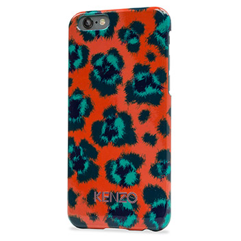 Voor een dagje uit Inloggegevens Schoolonderwijs Kenzo Leopard iPhone 6 Designer Case - Orange