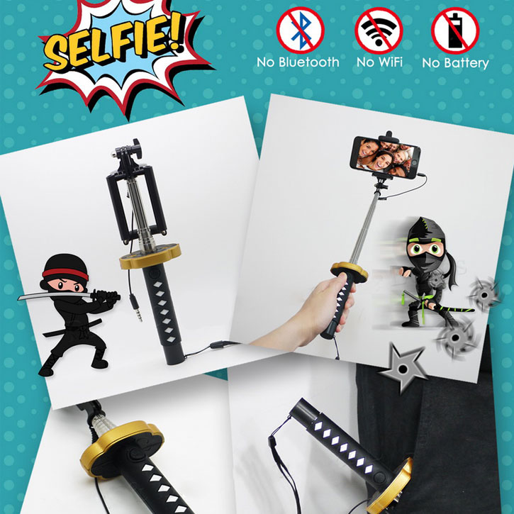 Olixar Ninja Katana Selfie Stick for Android and Apple Devices