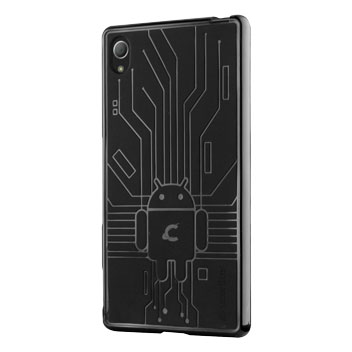 Cruzerlite Bugdroid Circuit Sony Xperia Z3+ Gel Case - Black