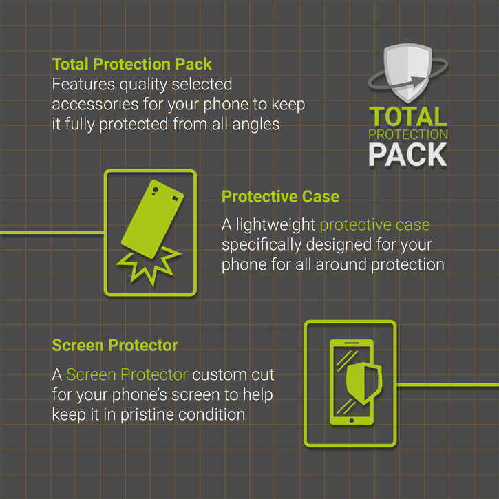 Olixar Total Protection iPhone 5C Case & Screen Protector Pack - Clear