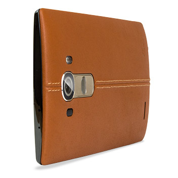 LG G4 Brown Leather Replacement Back Cover