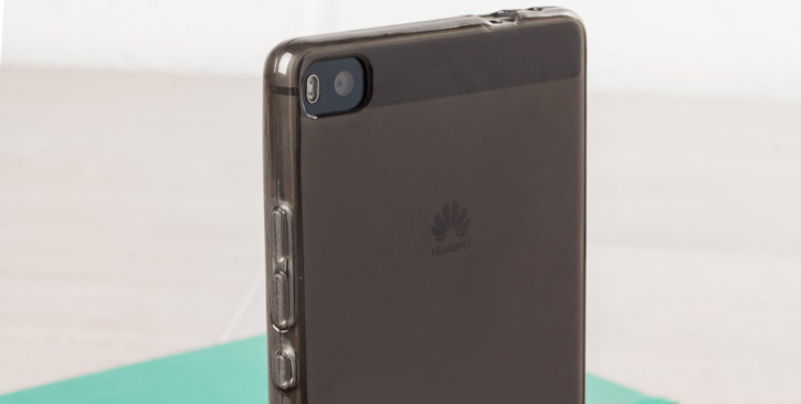 Coque Huawei P8 FlexiShield en gel – Noire fumée