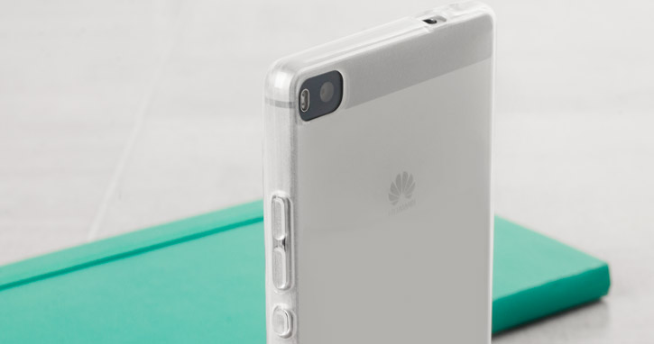 Coque Huawei P8 FlexiShield en gel – Blanc givré