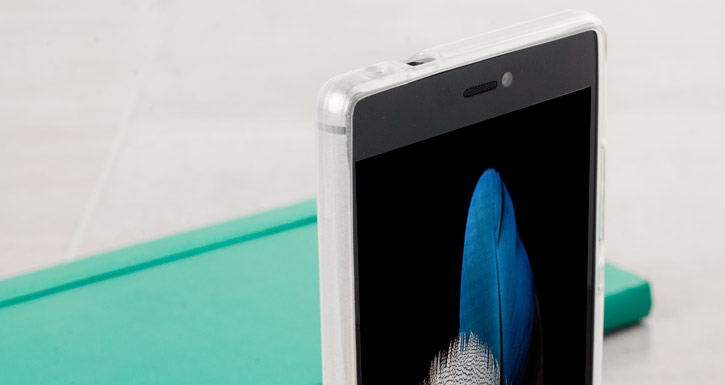 Coque Huawei P8 FlexiShield en gel – Blanc givré