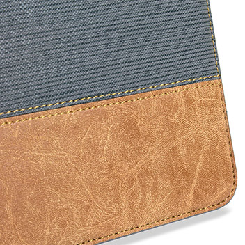 Olixar Fabric Samsung Galaxy Tab A 8.0 Wallet Case - Light Blue