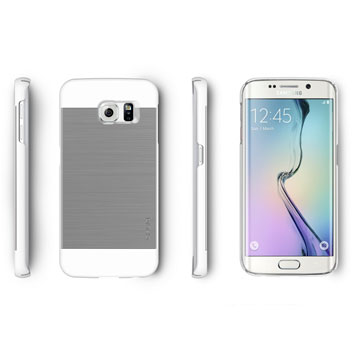 Obliq Slim Meta Samsung Galaxy S6 Edge Case -  Satin Silver