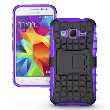 ArmourDillo Samsung Galaxy Core Prime Protective Case - Purple