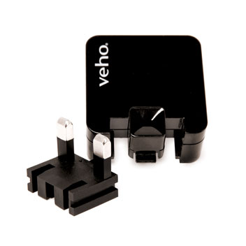 Veho VAA-009 Folding Dual USB Mains Adapter Plug - 2.1A